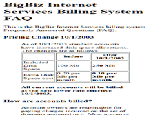 Tablet Screenshot of billing.bigbiz.com